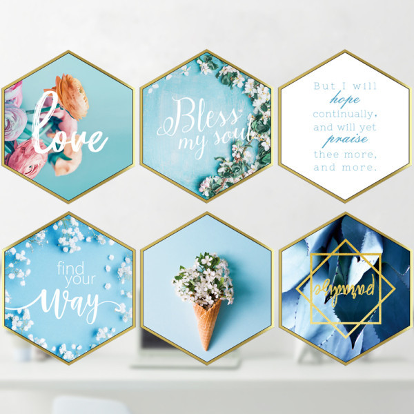 Стенна самозалепваща се декорация с надписи