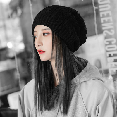 Női alkalmi kötött sapka