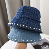 Új modell gyöngyös női sapka