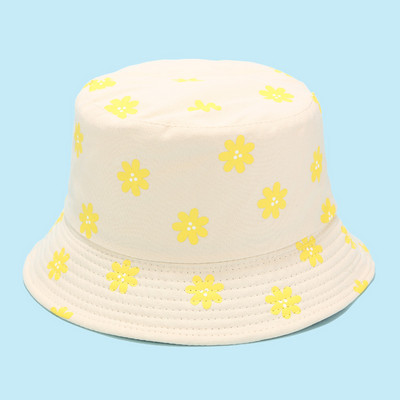 Καπέλ άνοιξης - καλοκαιριού - διπλής όψης