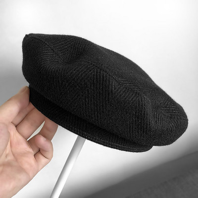 Χειμερινό μάλλινο γυναικείο καπέλο μπερέ