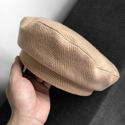 Χειμερινό μάλλινο γυναικείο καπέλο μπερέ