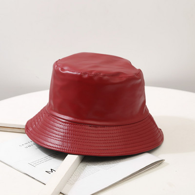 Έκο δερμάτινο γυναικείο καπέλο