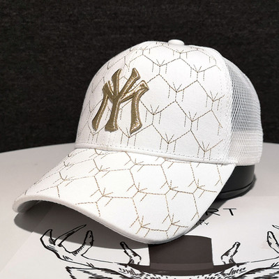 Új modell női sapka napellenzővel és hímzéssel