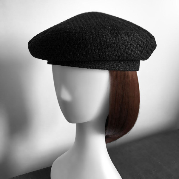 Aktuális női barett fekete színben