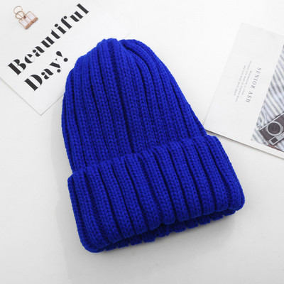 Πλεκτό καπέλο χειμερινό με φούντα