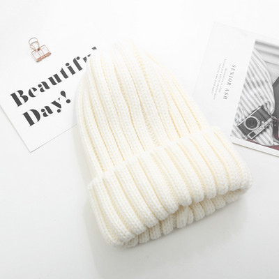 Πλεκτό καπέλο χειμερινό με φούντα