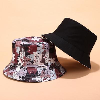 Ljetna ribička kapa s uzorkom u boji