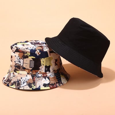 Ljetna ribička kapa s uzorkom u boji