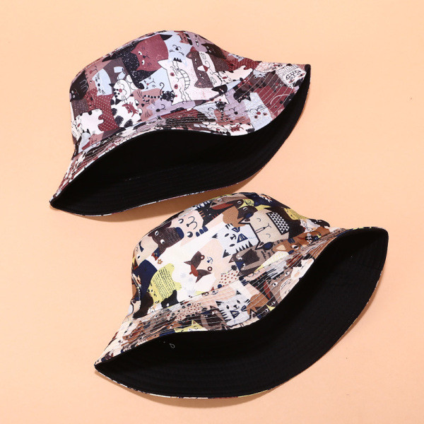 Ljetna ribička kapa s uzorkom u boji