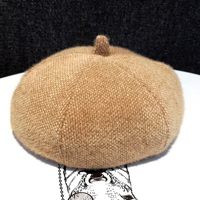 Μοντέρνο γυναικείο καπέλο τύπου μπερέ - σε διάφορα χρώματα