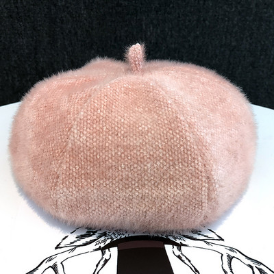 Μοντέρνο γυναικείο καπέλο τύπου μπερέ - σε διάφορα χρώματα