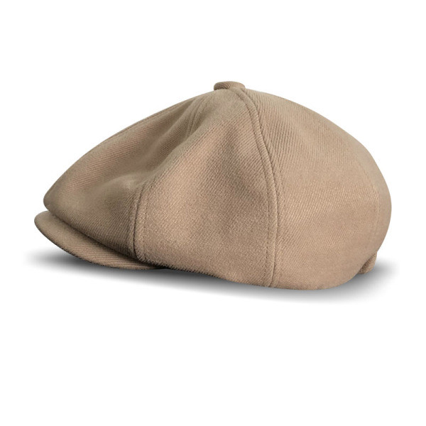 Női bézs barett típusú sapka napellenzővel