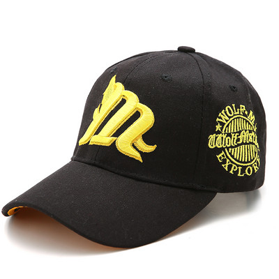 Új modell sport-alkalmi női sapka napellenzővel és hímzéssel