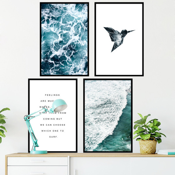 Öntapadós matrica madárral és feliratokkal