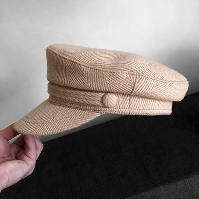 Női sapka típusú sapka - bézs színű