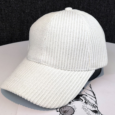 Νέο μοντέλο γυναικείο ριγέ καπέλο με γείσο