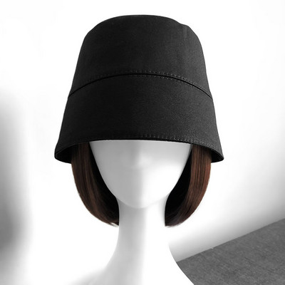 Μοντέρνο γυναικείο καπέλο κλασικό μοντέλο σε μαύρο χρώμα