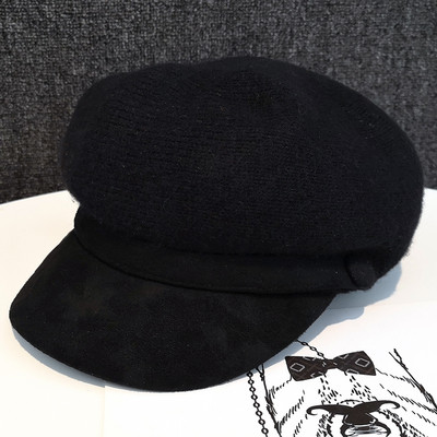 Modern női gyapjú sapka-svájcisapka típus