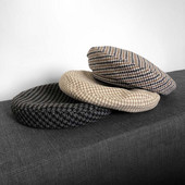 Stílusos női kockás barett