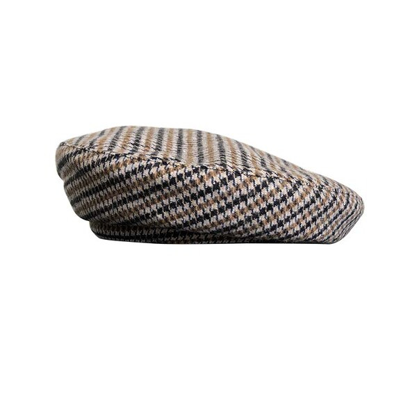 Stílusos női kockás barett