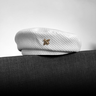 Καπέλο τύπου μπερέ νέο μοντέλο με μεταλλικό στοιχείο