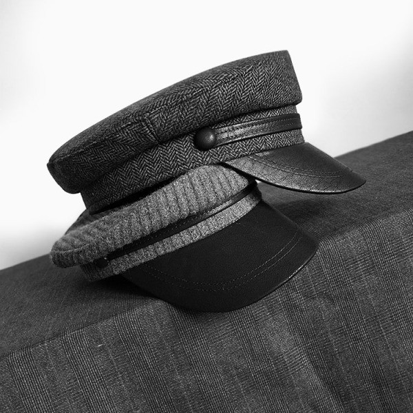 Modern női sapka típusú sapka bőr ellenzővel