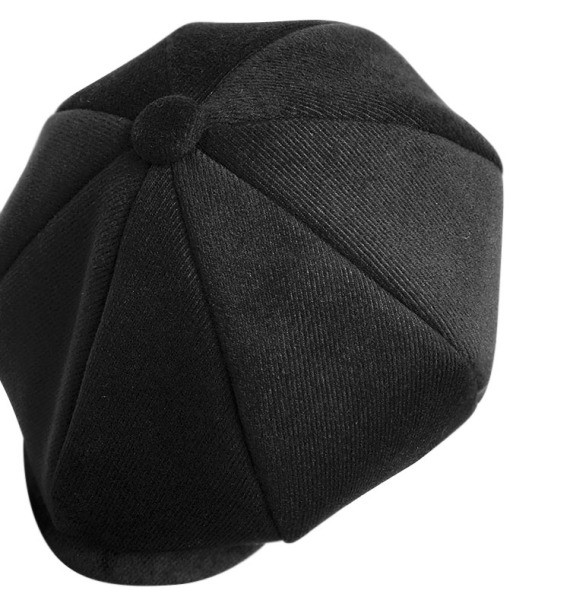 Alkalmi női sapka fekete színben