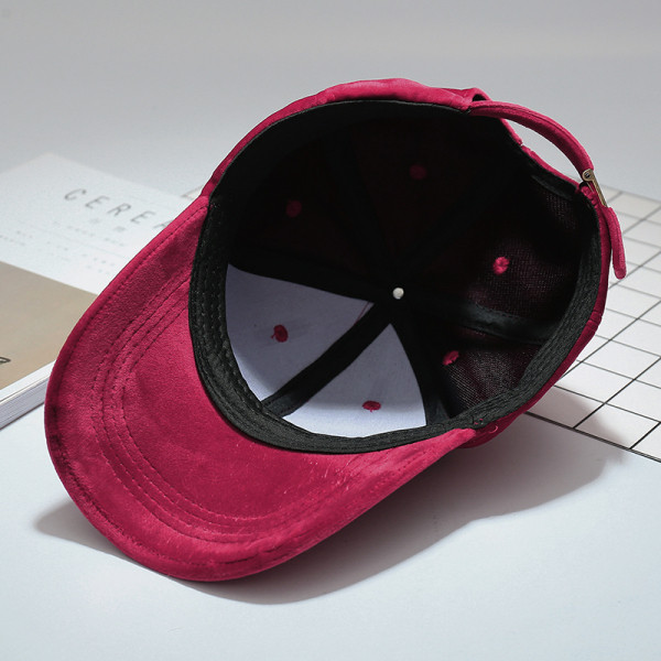 Új modell női bársony sapka napellenzővel