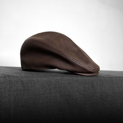 Μοντέρνο γυναικείο καπέλο από έκο δέρμα