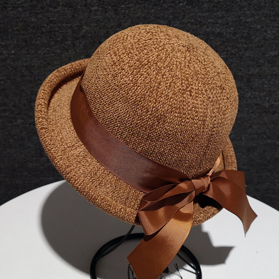 Νέο μοντέλο γυναικείο καπέλο με κορδέλα