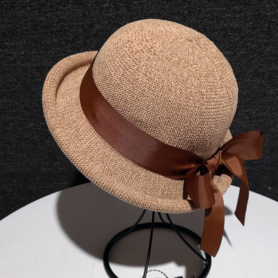 Νέο μοντέλο γυναικείο καπέλο με κορδέλα