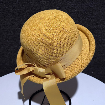 Νέο μοντέλο γυναικείο καπέλο με κορδέλα