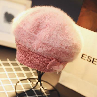 Kötött őszi-téli barett típusú sapka