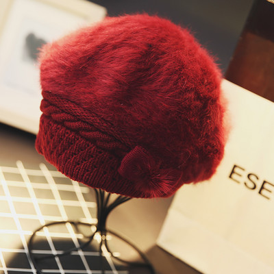 Kötött őszi-téli barett típusú sapka