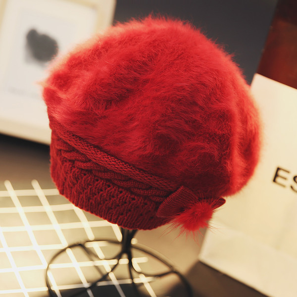 Kötött őszi-téli barett típusú sapka