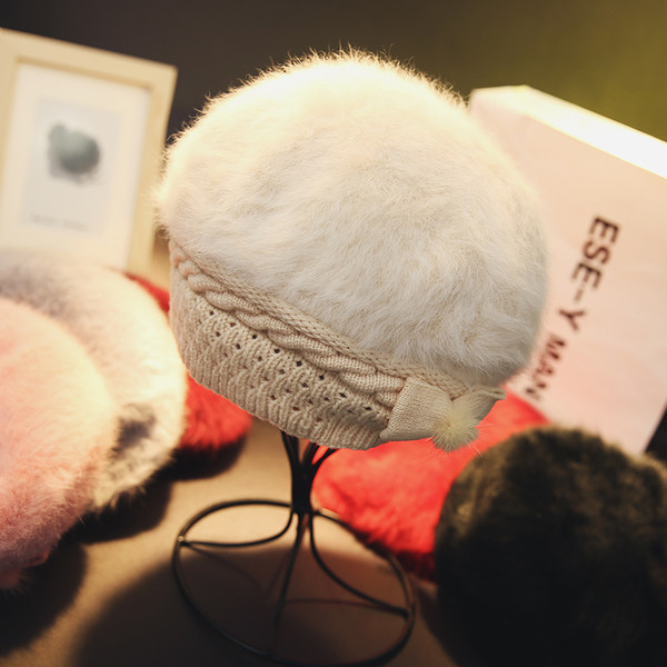 Kötött őszi-téli barett típusú sapka