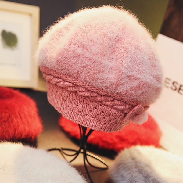 Kötött őszi-téli barett típusú sapka