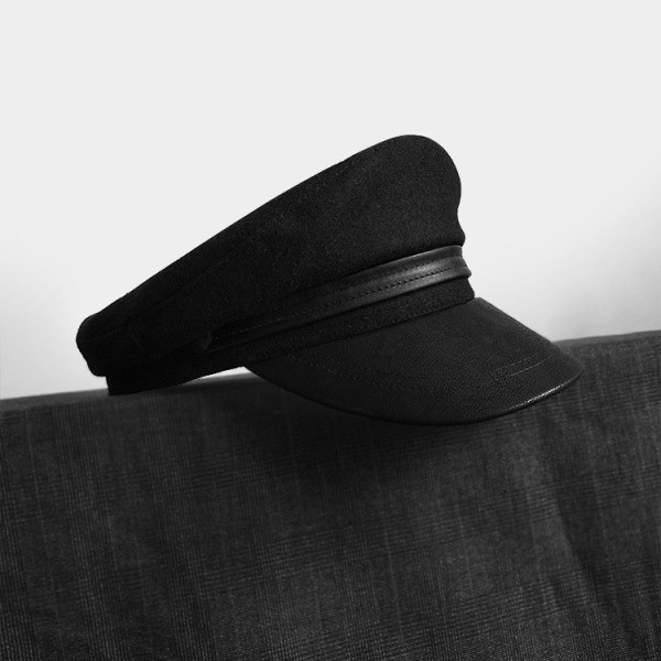 Modern fekete női sapka típusú sapka többféle modellben