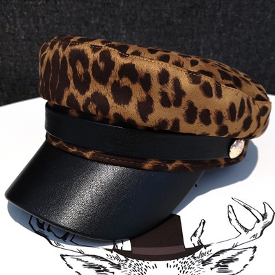 Új modell női sapka állatmintával és napellenzővel