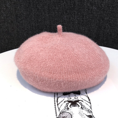 Őszi-téli barett típusú sapka mohos anyagból