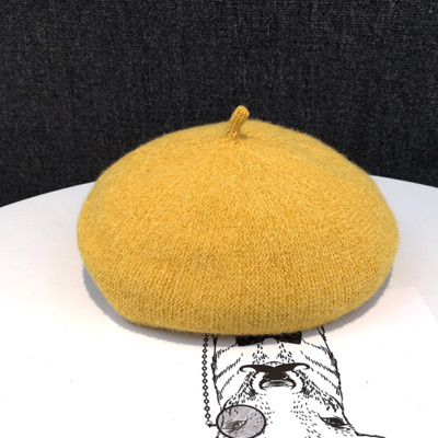 Őszi-téli barett típusú sapka mohos anyagból
