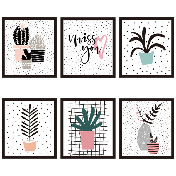 Öntapadós falragasz virággal és felirattal