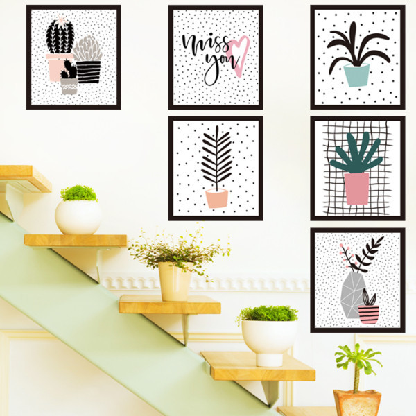 Öntapadós falragasz virággal és felirattal