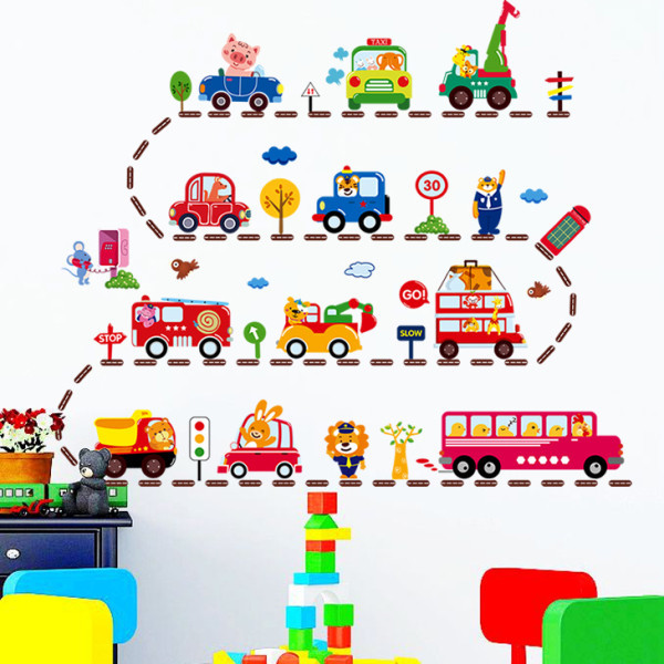 Öntapadó fali dekoráció gyerekszobába