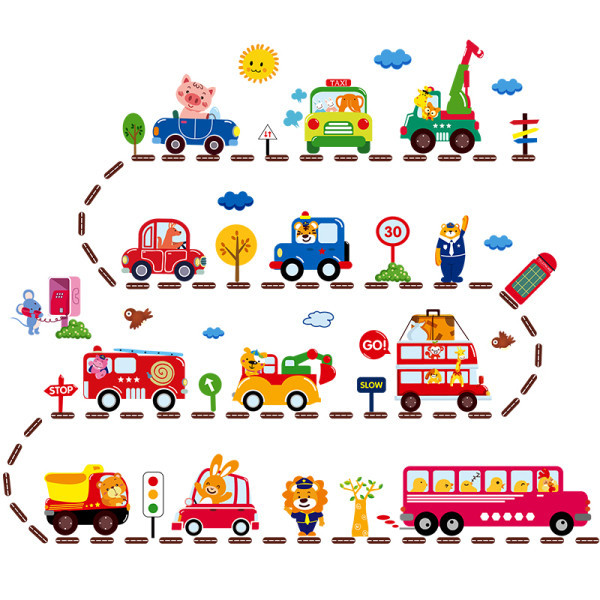 Öntapadó fali dekoráció gyerekszobába