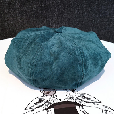 Νέο μοντέλο γυναικείο καπέλο σουέτ - μπερέ σε διάφορα χρώματα