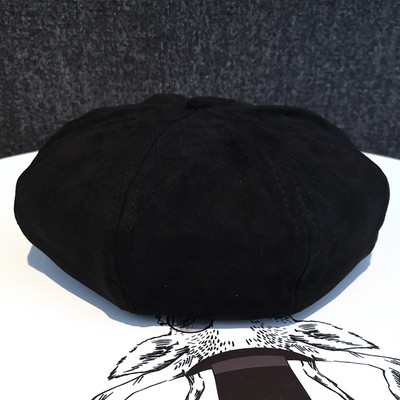 Νέο μοντέλο γυναικείο καπέλο σουέτ - μπερέ σε διάφορα χρώματα