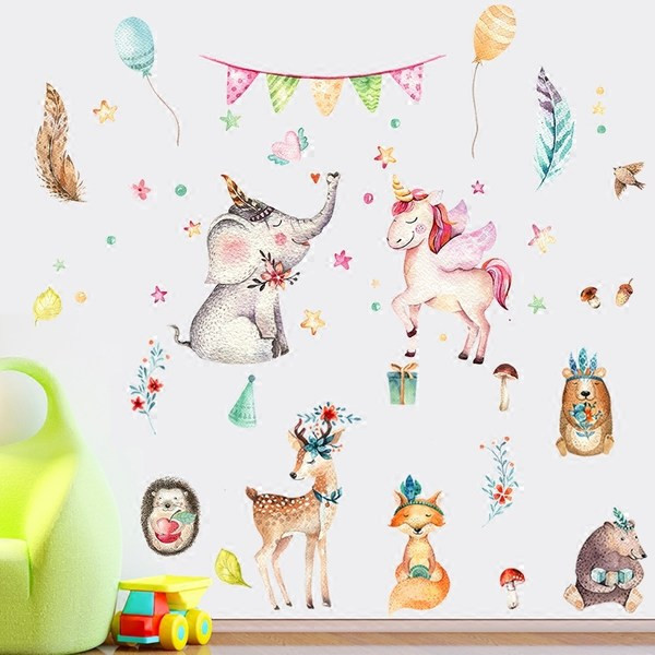 Falmatrica állatos gyerekszobába