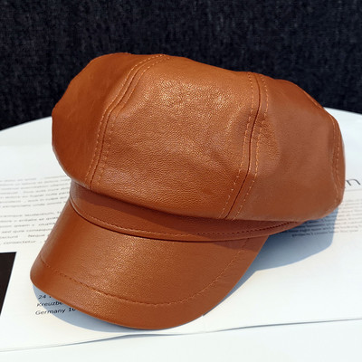 Női bőr sapka több színben